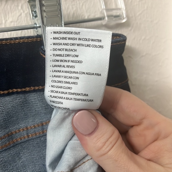 Kancan distressed, leopard cuffs, blue jeans Sz 11/29 - Picture 10 of 10